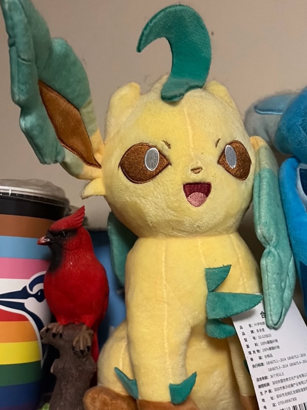 Authentic leafeon plush